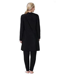 Vêtements de bain longs et couvrants pour femmes avec tunique de bain modeste, leggings aquatiques extensibles et turban léger pour le voyage - Product Image 2