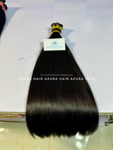 Cheveux humains bruts 100 % vietnamiens en gros, noirs naturels, lisses et soyeux, double épaisseur, pour tresses et extensions - Product Image 4
