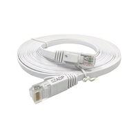 Kabel Patch RJ45 Tipis UTP FTP Cat5e Cat6 Cat6a Cat7 Cat8 Warna-warni OEM Pabrik, Panjang 0.3m 0.5m 1m 3m, Kabel Jumper LAN Kustom