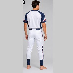 Uniforme de baseball haut de gamme, vêtements de sport d'équipe, maillot et pantalon de baseball légers et flexibles, conçus pour l'entraînement et la pratique - Product Image 2