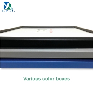 ไวท์บอร์ดแม่เหล็กสีน้ำเงินแบบลบได้พร้อมกรอบดีไซน์หรูหรา - Product Image 5