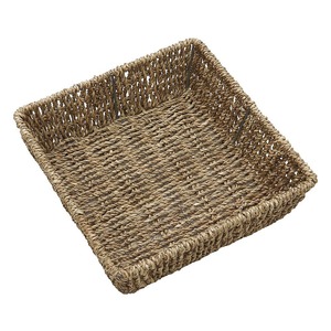 Seagrass Storage <b>Basket</b> <b>Square</b> Tray Natural Handmade Storage <b>Basket</b> Wholesale eco-friendly Made in Viet Nam - Product Image 4