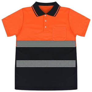 Camiseta Polo de Seguridad de Alta Calidad, Reflectante, de Alta Visibilidad, Manga Corta, con Bolsillo - Product Image 1