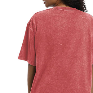 High Quality Women Ringer <b>T</b> Shirt Breathable Skin Friendly Distressed Sustainable Durable Fabric High Performance Streetwear Tee - Product Image 5