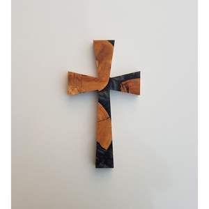 RR ENTERPRISES Croix en bois et résine pour la prière silencieuse et la méditation, panneau mural, modèle RR202516308 - Product Image 6