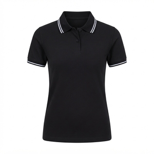 Nueva Llegada, Polo de Mujer de Alta Calidad en Color Sólido, Manga Corta, Informal, Transpirable, Tejido de Punto, Estilo Urbano - Product Image 4