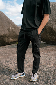 High Quality <b>Nylon</b> <b>Track</b> men's <b>pants</b> Breathable Elastic Waist Zipper Side Pockets Plus Size Casual Streetwear Bottoms Supplier - Product Image 6