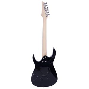 Funda personalizada negra para guitarra eléctrica con pastillas HSH de 170 mm, púa tipo rocker y herramienta de sujeción de cables (acabado pintado de 39 pulgadas) - Product Image 4