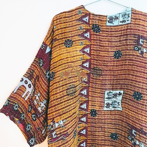 Wholesale Manufacturer <b>Vintage</b> Kantha Jacket Women Cotton Kantha Kimono Length Loose Beach Kimono - Product Image 5