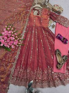 Trend Setter Indian Pakistani Elegant Salwar Suit Designer Bridal Wear Salwar Suit Latest Exclusive Most Trendy <b>Party</b> Wear - Product Image 5