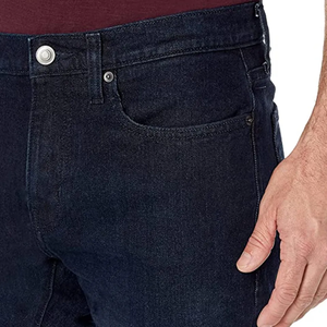 Jeans en denim slim fit pour homme, couleur marine, personnalisés, pour un style décontracté, streetwear, usage quotidien et vêtements de mode sur mesure - Product Image 5