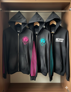 ผู้ผลิตเสื้อฮู้ดดี้คุณภาพดีที่สุด ขายส่ง รับปักโลโก้ตามสั่ง สินค้าขายดี สินค้ามาใหม่ เสื้อฮู้ดดี้ซิปแบบซันเฟด - Product Image 4