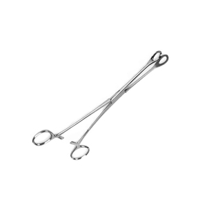 Pinzas Quirúrgicas para Esponjas, de Acero Inoxidable, 18/25cm, Dentadas, con Certificación CE - Product Image 2