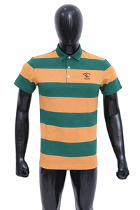 เสื้อโปโลผู้ชาย พรีเมียม คอตตอน ลายทาง แขนสั้น ระบายอากาศดี แฟชั่นฤดูร้อน ทรงคลาสสิค เหมาะสำหรับตีกอล์ฟ ขายส่งเสื้อโปโล - Product Image 2