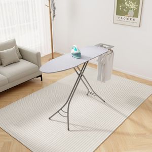 โต๊ะรีดผ้าในครัวเรือนพับได้พร้อมชั้นวางเหล็กแบบบูรณาการ - Product Image 6