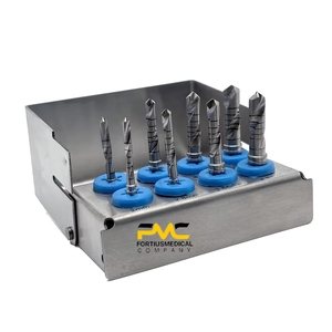 Kit de forets pour implants dentaires avec forets pilotes pour système d'implantation chirurgicale de lifting sinusal, fraises et matériel de forage pour implants dentaires - Product Image 2