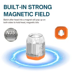 LED Magnetizer Demagnetizer <b>Tool</b> ABS Shell Lematec Model LE-MA001 Compact Screwdriver Bit <b>DIY</b> OEM Magnetizing Repair Assembly - Product Image 6