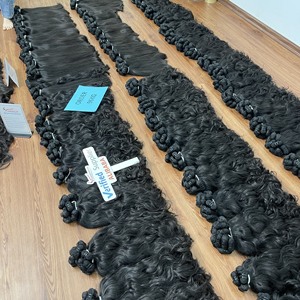 Wholesale 100% Vietnamese Remy Natural Wave Raw Machine Double Weft High Quality Super Silky No <b>Tangle</b> No Shedding Hair - Product Image 6