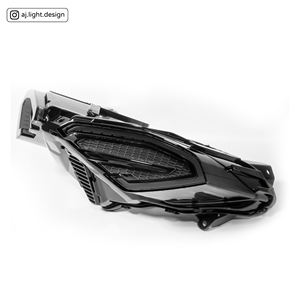 Feu arrière de moto à LED rouge AJ LIGHT DESIGN pour Yamaha Cygnus X AJ6-BTL, boîtier noir, système d'éclairage arrière, rénovation/amélioration - Product Image 5