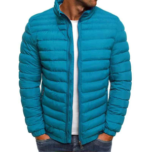 Chaqueta de invierno gruesa y cálida de algodón para hombre, estilo casual con cuello alto y diseño de cabeza de tigre, talla XL, ligera, con cremallera, tipo cárdigan, para la calle. - Product Image 6