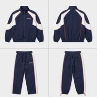 Ensemble de survêtement coupe-vent personnalisé pour homme, avec pantalon de jogging en nylon et veste à cordon de serrage, léger, idéal pour l'hiver – Vente en gros