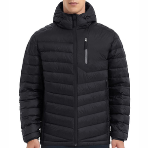 <b>Men</b> Casual Ultra Warm Puffer <b>Jacket</b> 100% Nylon Stand Durable Wind Resistant Waterproof Breathable Relaxed Fit Winter Outdoor - Product Image 1