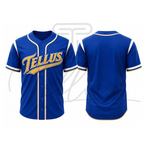 Jersey de Béisbol Personalizado de Alta Calidad al Por Mayor, Transpirable, con Diseño Personalizado - Product Image 3