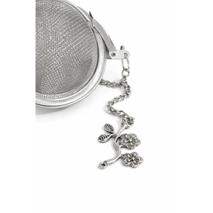 Silver Stainless Steel <b>Tea</b> Strainer with Lid Fine Mesh <b>Infuser</b> for Herbal <b>Tea</b> and Coffee Stainless Steel <b>Tea</b> Strainer Supply - Product Image 2
