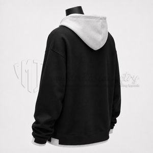 <b>Men</b>’s Custom Pullover Hoodie Heavyweight Cotton Fleece Oversized Streetwear Hoodie Manufacturer - Product Image 4