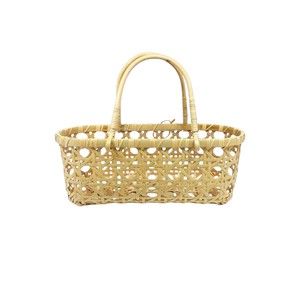 Panier en bambou tressé du Vietnam, contenants de rangement, organisateur de cuisine, boîtes de rangement alimentaire, pour emballage, décoration intérieure, panier - Product Image 1
