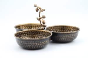 Premium Metal Dates Bowl For Elegant Serving Of Dates Dry Fruits And Luxury <b>Tabletop</b> Presentation - Product Image 5