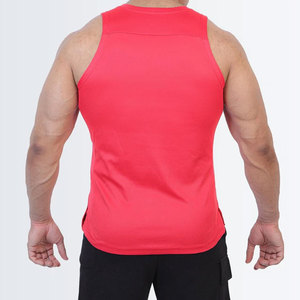 Solid Color OEM Customized Quick Dry Streetwear High Quality Sports Trendy Tank Top <b>Compression</b> Breathable Summer Fit Plain - Product Image 3