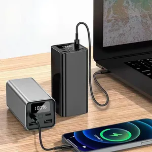 Cargador portátil de 20000mah con logotipo personalizado, batería para exteriores, bricolaje, bonito