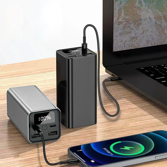 High-capacity 100W 65W 5v 9v 12v 19v 20v Output Portable Laptop Power Bank for Laptop with Mobile Phones
