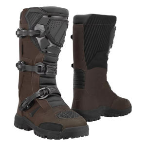 Botas de Motociclismo de Piel Genuina para Hombre, Transpirables, Impermeables y Resistentes al Viento, Diseño de Jersey de Carreras a Precio Económico - Product Image 1