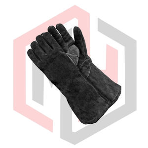 Guantes de Soldadura MIG de Cuero de Calidad, Color Personalizado, Guantes de Seguridad Completos, Flexibles, Transpirables, Resistentes a Desgarros, Aislantes del Calor - Product Image 4