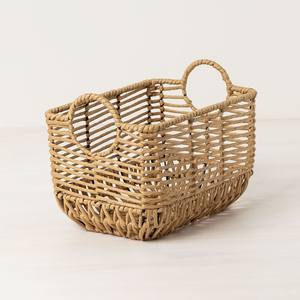 Panier de rangement en jacinthe d'eau, prix fabricant, pour cuisine et salle de bain - Product Image 5