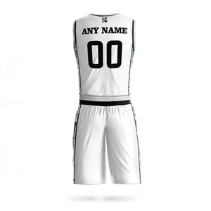 Custom Polyester <b>Basketball</b> <b>Jersey</b> Set Wholesale Adult Child <b>Kids</b> College <b>Basketball</b> Shirts Shorts Digital Sublimation Printing - Product Image 6