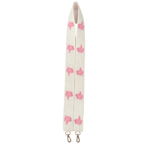 Sangles de sac bandoulière de luxe perlées pour femmes, accessoires haut de gamme personnalisables, sûrs et robustes pour une utilisation à l'épaule large - Product Image 3