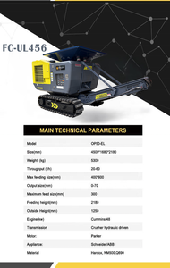 Trituradora de Mandíbulas Móvil, Máquina Portátil para Triturar Piedras y Rocas para Minería y Construcción - Product Image 2