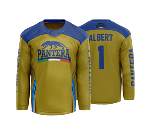 Camisetas de hockey sobre hielo juvenil para adultos con logotipo de equipo sublimado y opciones de sarga | Fabricante de uniformes de hockey sobre hielo de ropa de equipo OEM/ODM - Product Image 1