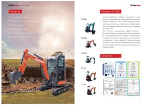 Miniexcavadora hidráulica de alta calidad para importación de orugas, miniexcavadora de 1 tonelada, 2 toneladas, 3 toneladas con motor Euro 5 oscilante - Product Image 4