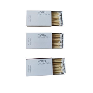 Promotional Eco-Friendly Safety <b>Matches</b> <b>Box</b> 84x36x9mm Wooden Stick Custom Printed 15-Stick 80mm Splints Hotel Use Exporter - Product Image 4