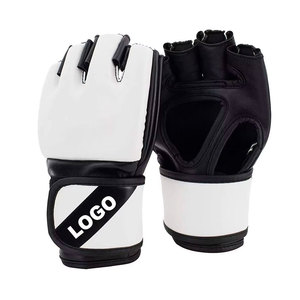 Lightweight High-quality MMA <b>Gloves</b> with Open Palm Design Stretch <b>Moisture</b> Wicking for Professional Training Fitness-MMA Gear - Product Image 1