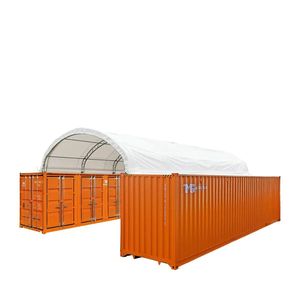 Tenda Container a Doppia Struttura Serie Pro 20FT X 40FT con Copertura in PVC Resistente da 17 oz TMG DT2041CV - Riparo per Stoccaggio - Product Image 1