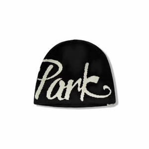 Direct Factory USA streetwear beanie custom logo knit <b>winter</b> <b>cap</b> black red premium stylish beanie supplier - Product Image 5