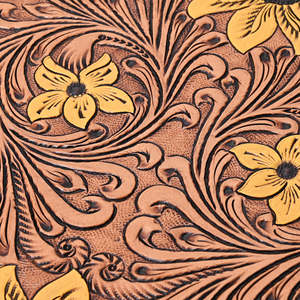Boîte à bijoux bohème en cuir véritable façonnée à la main avec motif en cuir de vachette et serrure à combinaison, boîte de rangement durable pour les voyages - Product Image 5