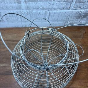 Handmade Style Metal <b>Egg</b> <b>Basket</b>, Rustic <b>Egg</b> Storage for Kitchen Decor - Product Image 3
