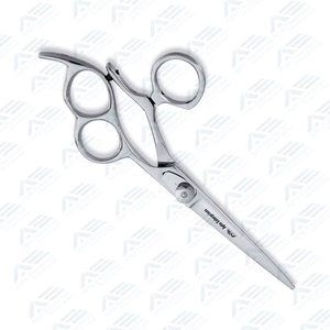 Ciseaux de coiffure professionnels en acier inoxydable, instruments de beauté, ciseaux de coupe de cheveux avec poignée à 3 anneaux pour hommes - Product Image 6