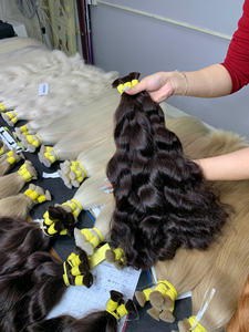 Extensiones de Cabello Premium al Por Mayor, 100% Cabello Virgen Vietnamita, Super Doble Trama, Doble Tramado a Máquina, 24 Pulgadas, Sin Enredos, Suaves al Tacto - Product Image 2